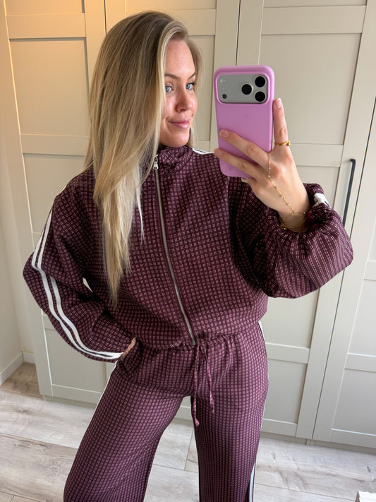 Pre-order Jacket | Michelle | Bordeaux 30 oktober verzonden