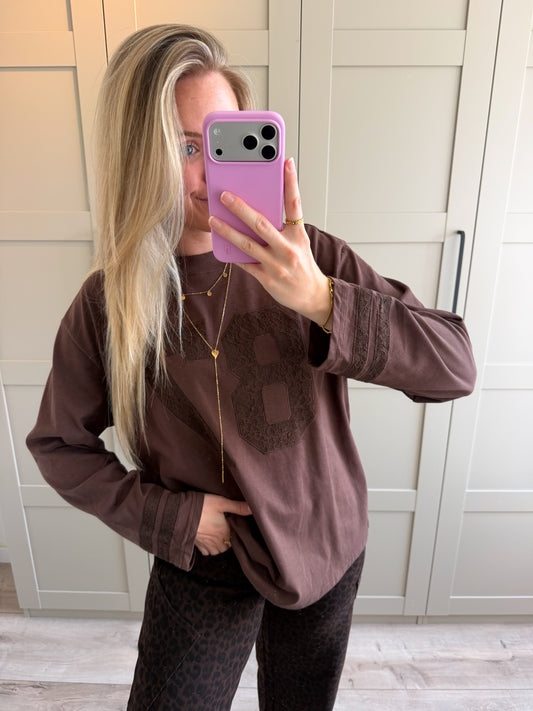 Longsleeve | Meike | Bruin