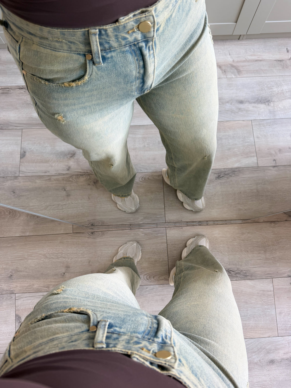 Wide leg jeans | Nela | Dirty denim