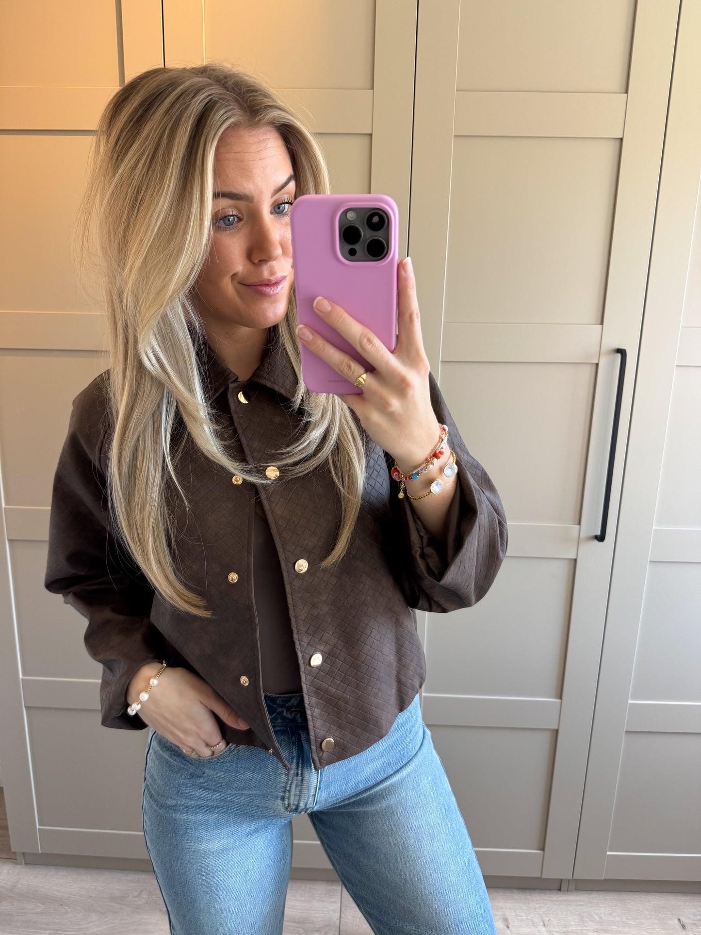 Jacket | Leather | Bruin