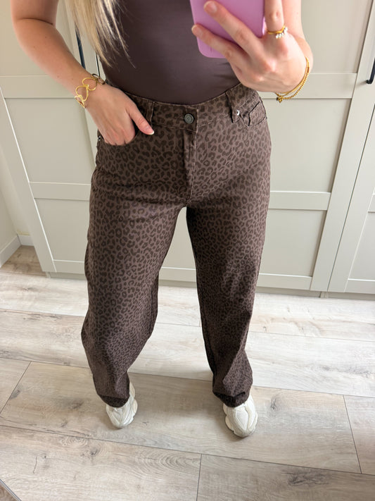 Balloon jeans | Zoey | Leo taupe