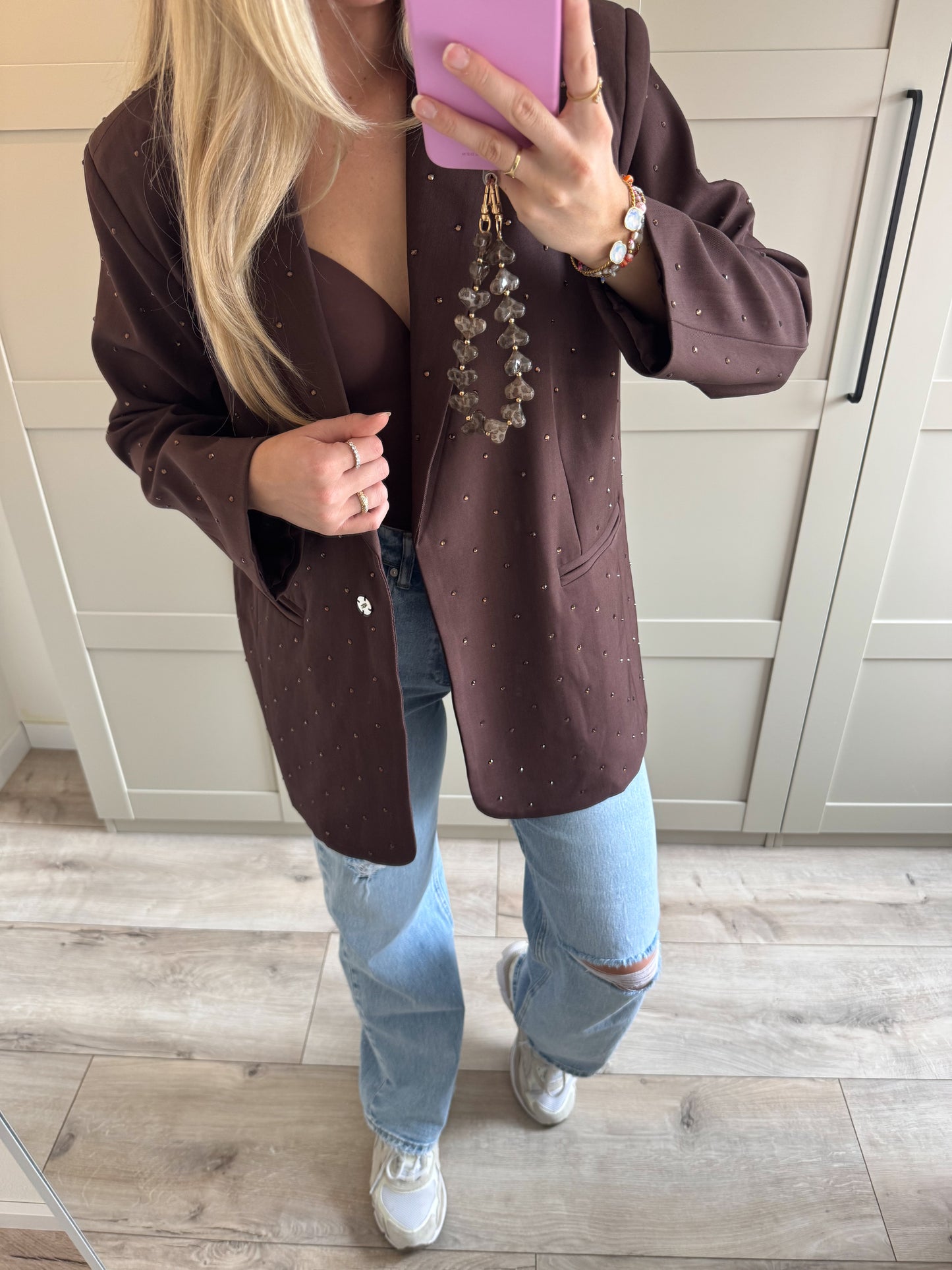 Oversized blazer | Loïs | Bruin