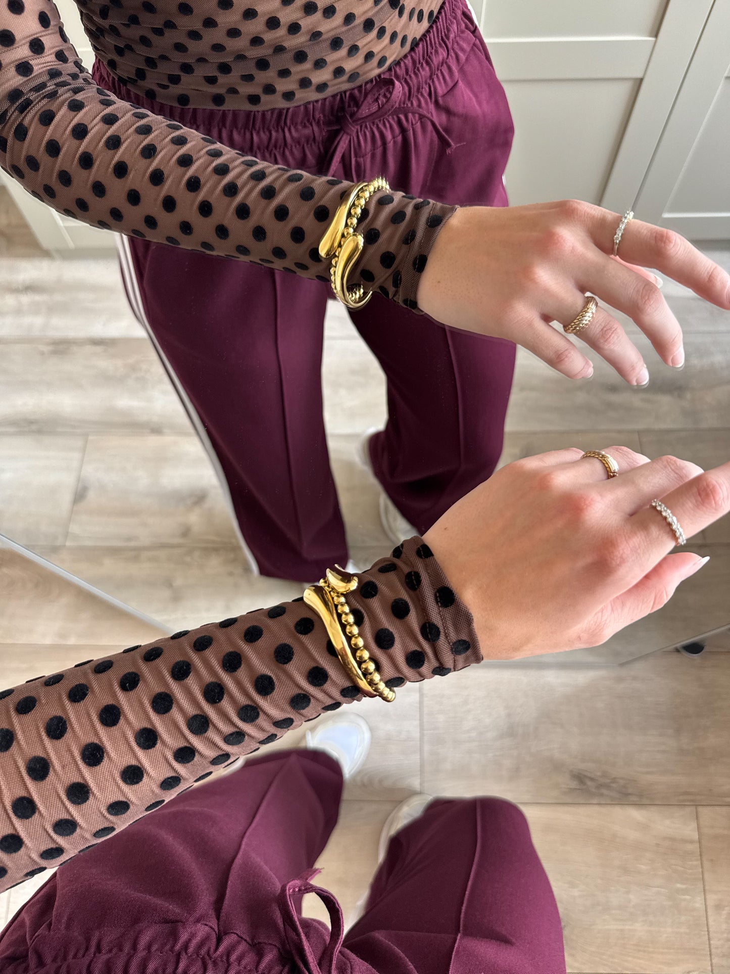 Mesh top | Stips | Bruin