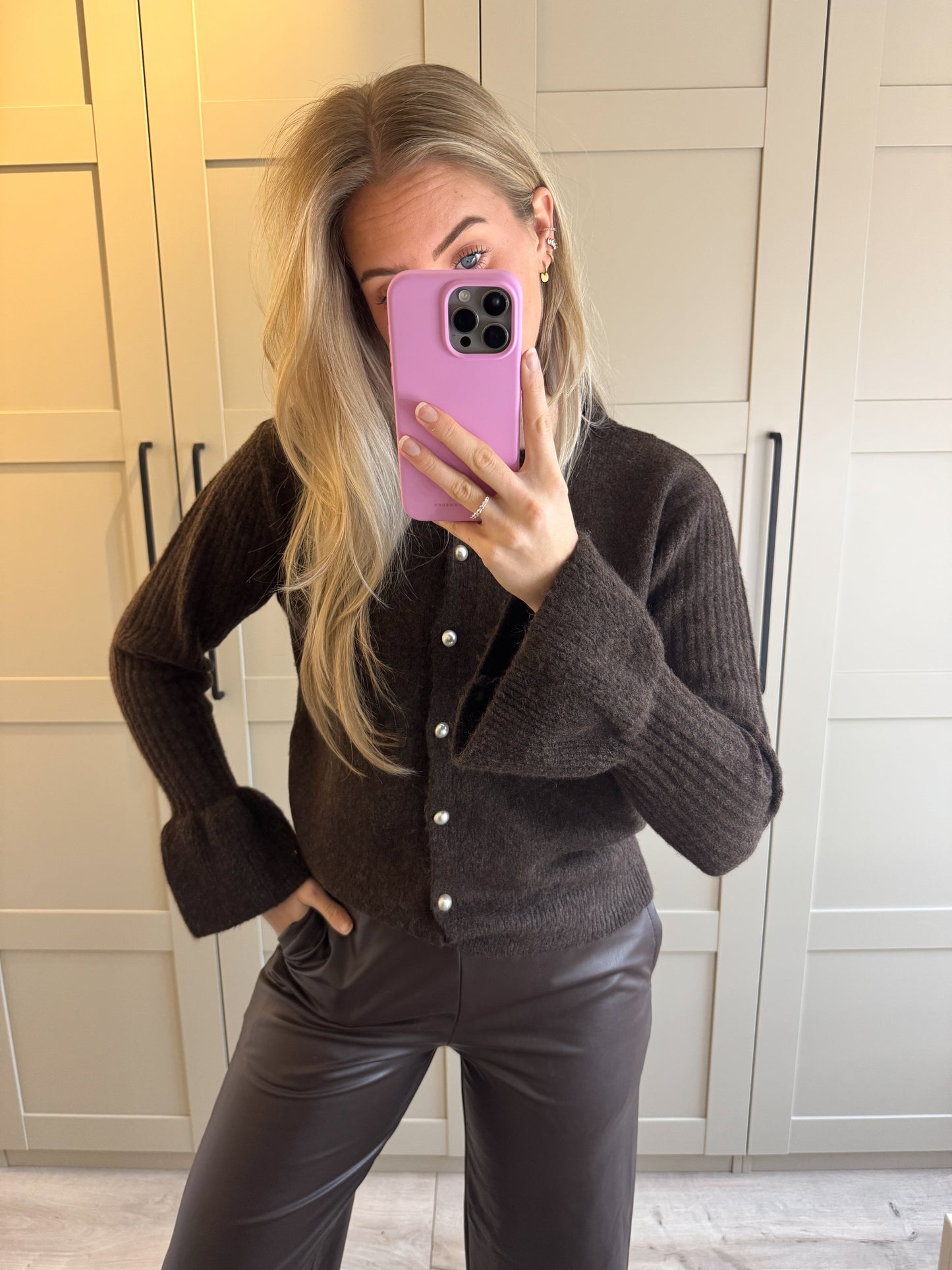 Vest | Macey | Donkerbruin