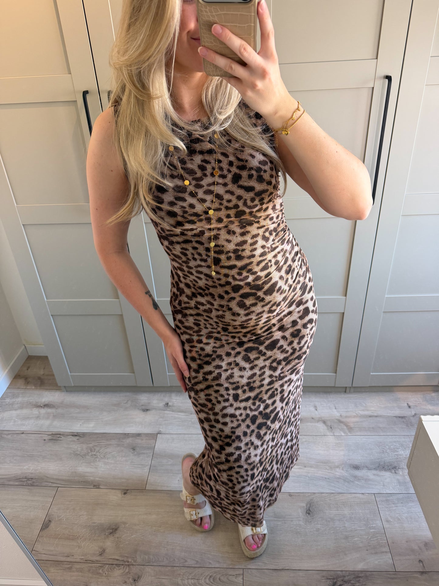 Jurk | Maxime | Leo bruin