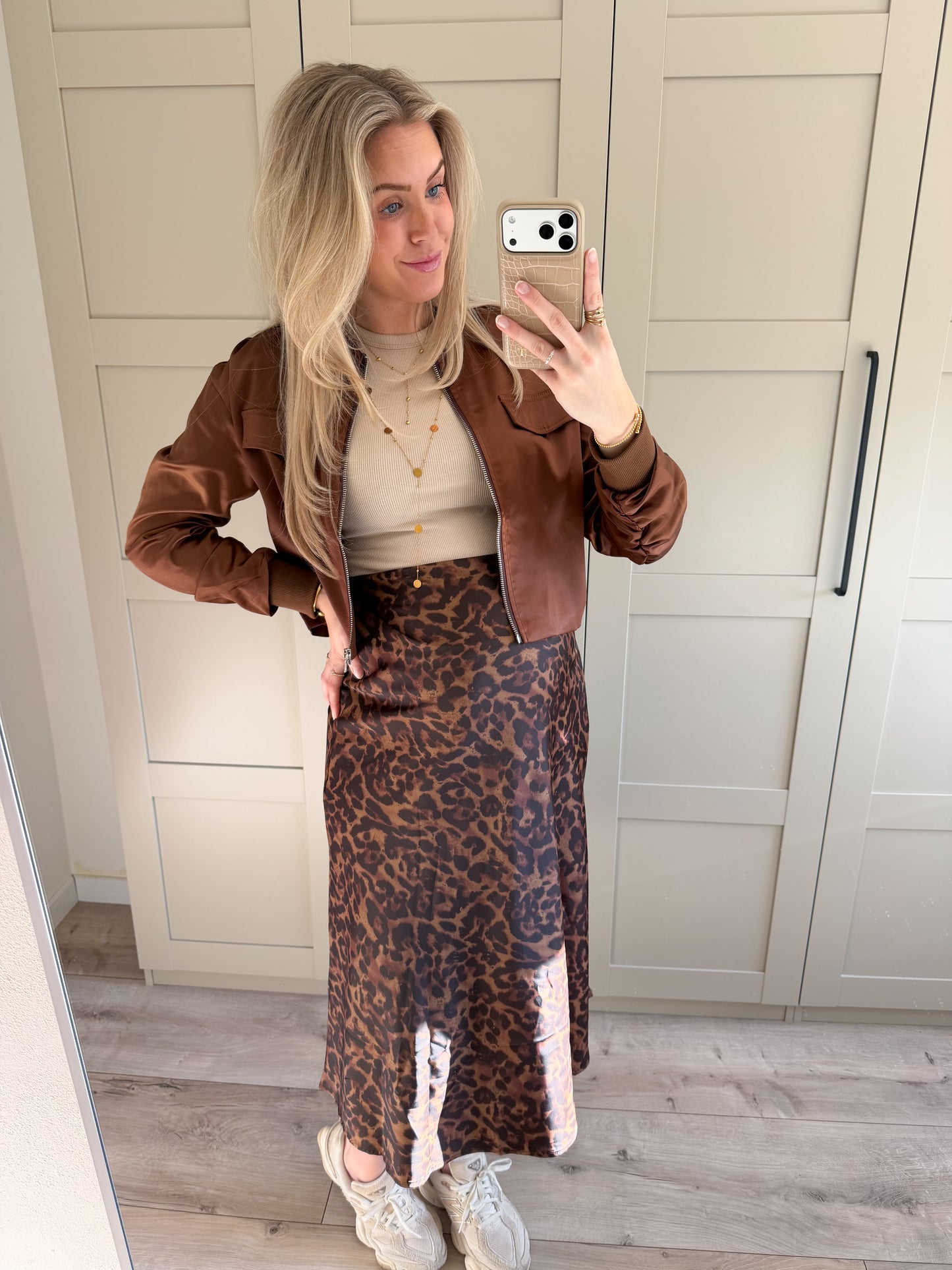 Jacket | Bieke | Bruin