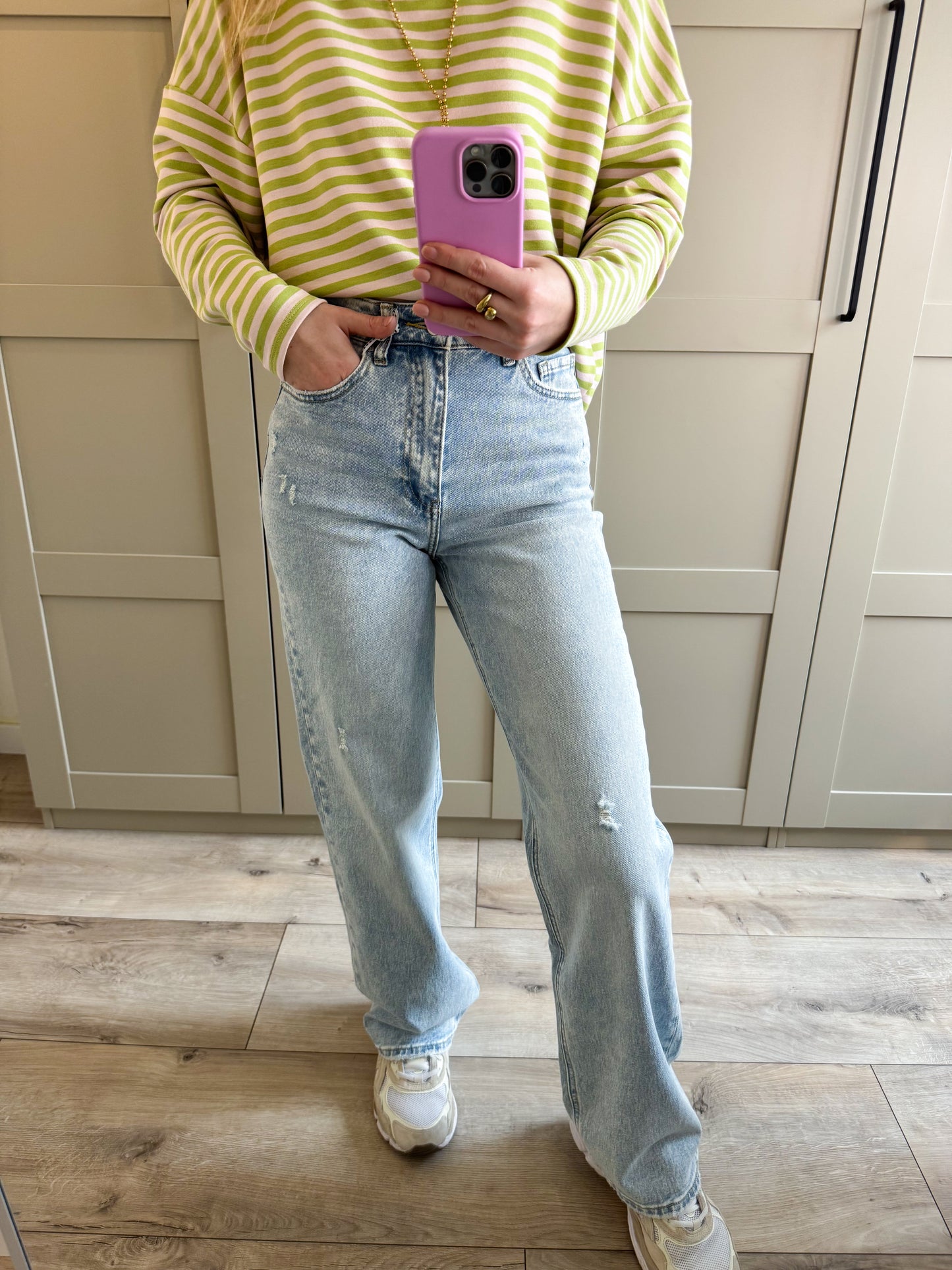Wide leg jeans | Soof | Licht denim