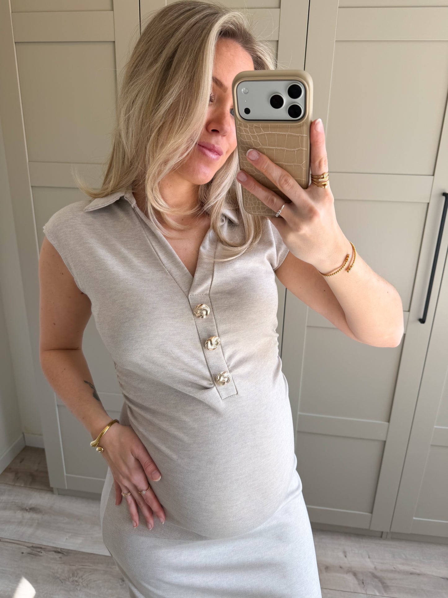 Jurk | Rosie | Beige