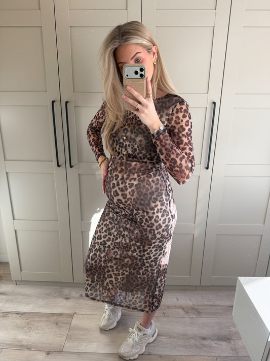 Jurk | Josy | Leo bruin