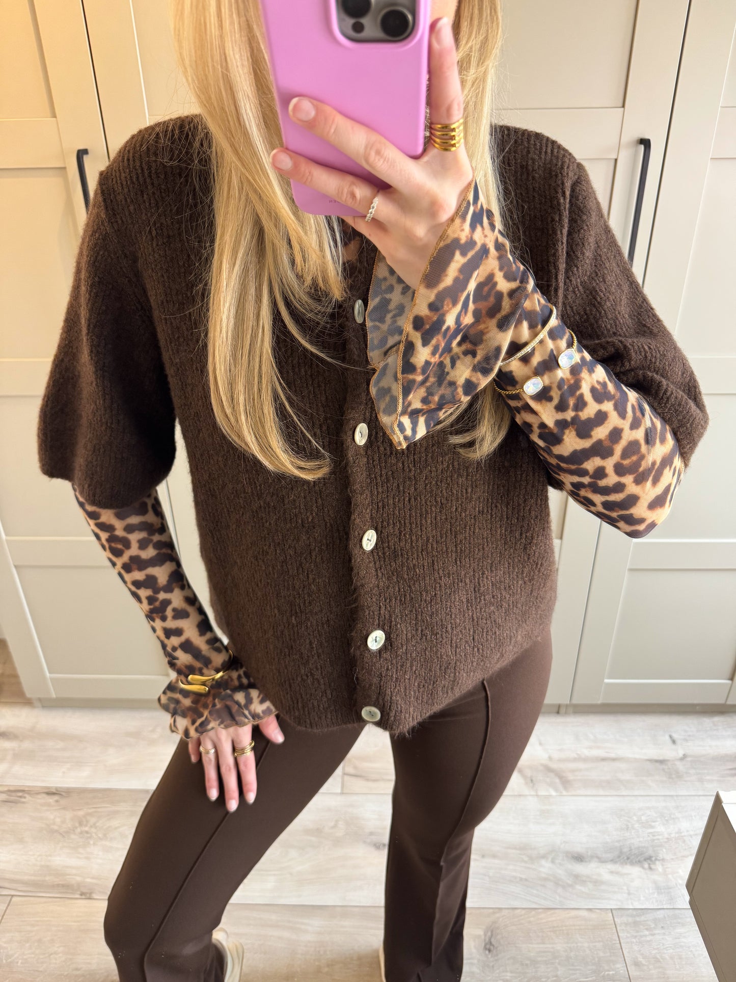 Vest | Puck | Donkerbruin