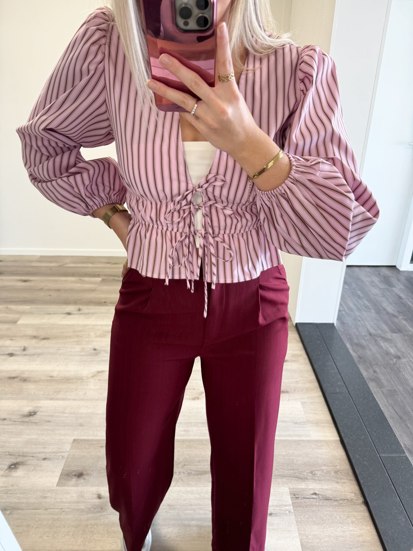 Blouse | Jena | Roze