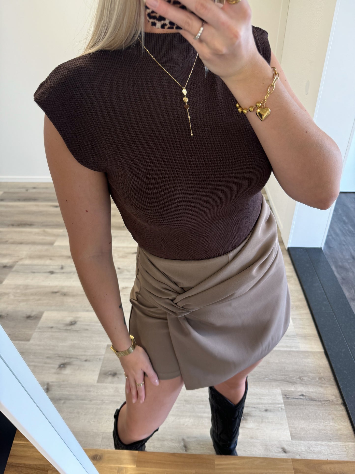 Skort | Cato | Taupe