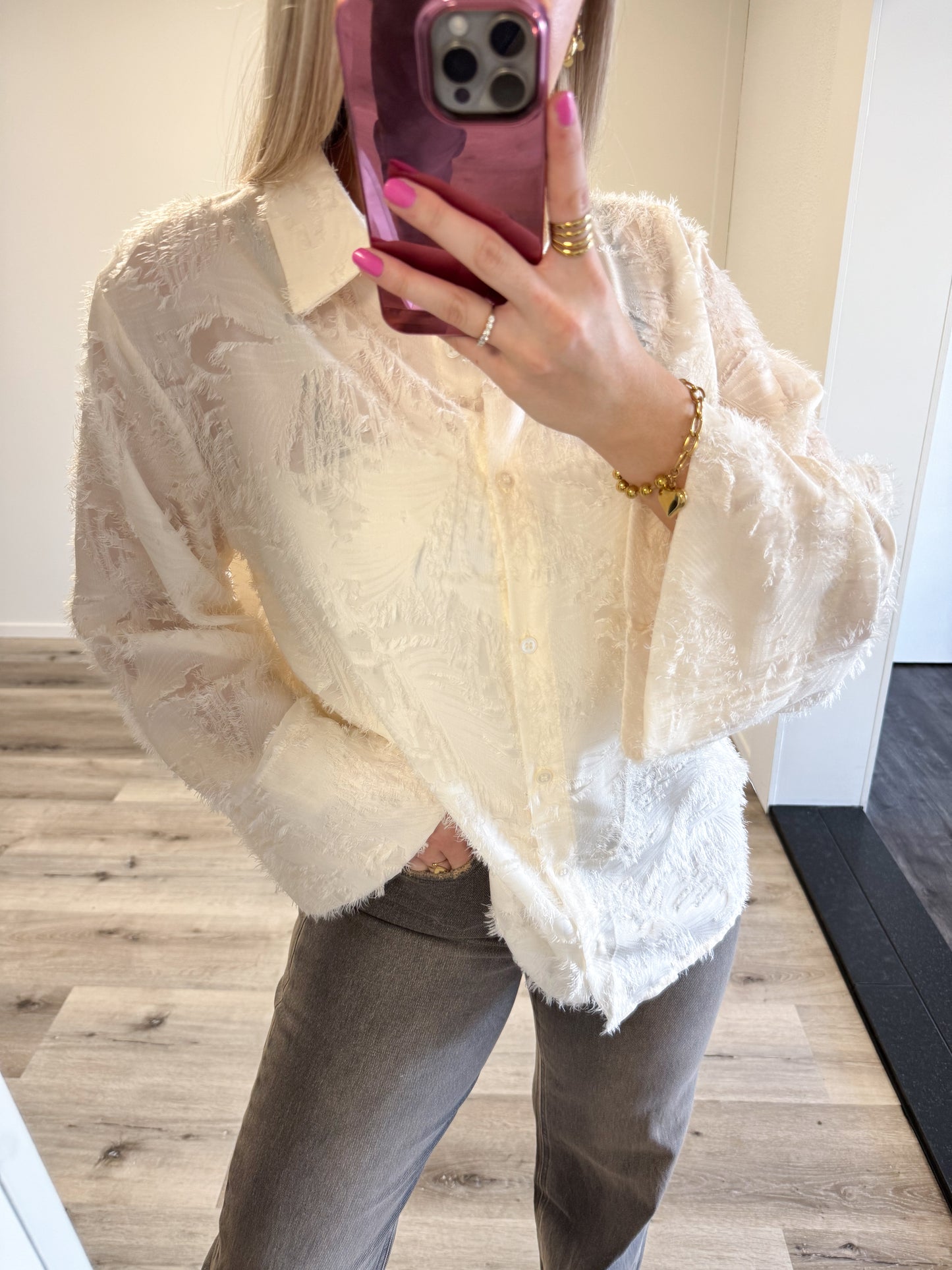 Blouse | Lot | Creme wit