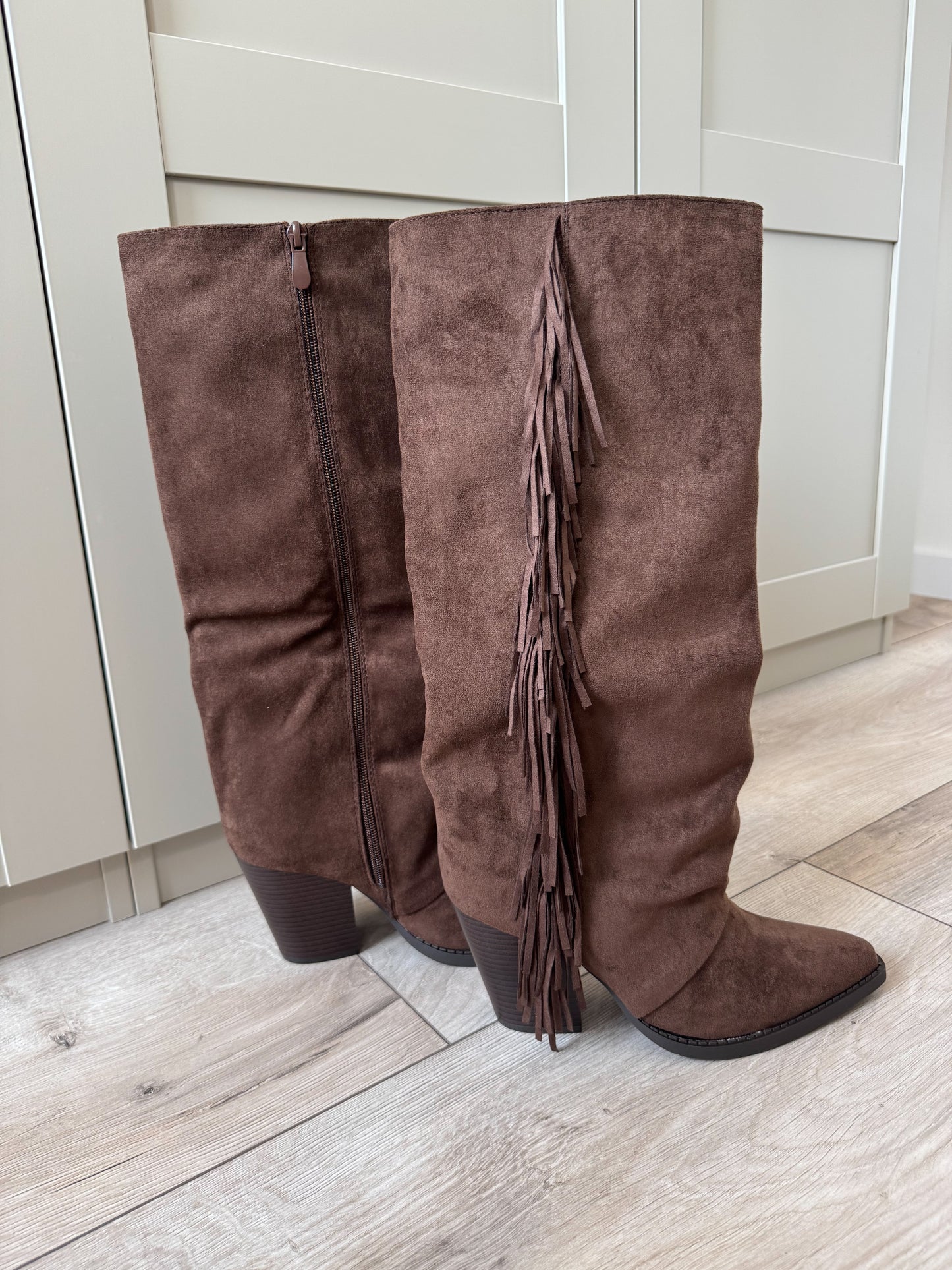 Laarzen | Fringe | Bruin