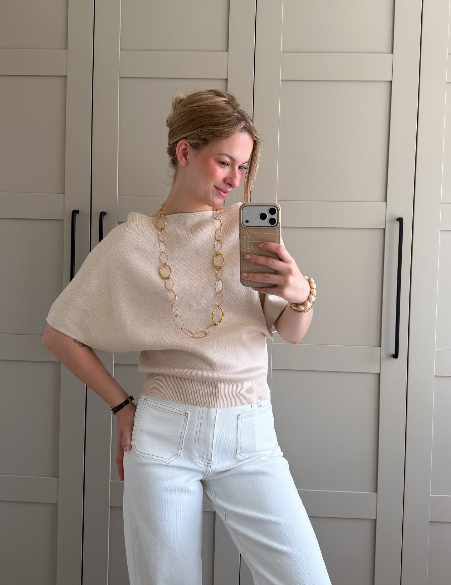 Top | Leanne | Beige