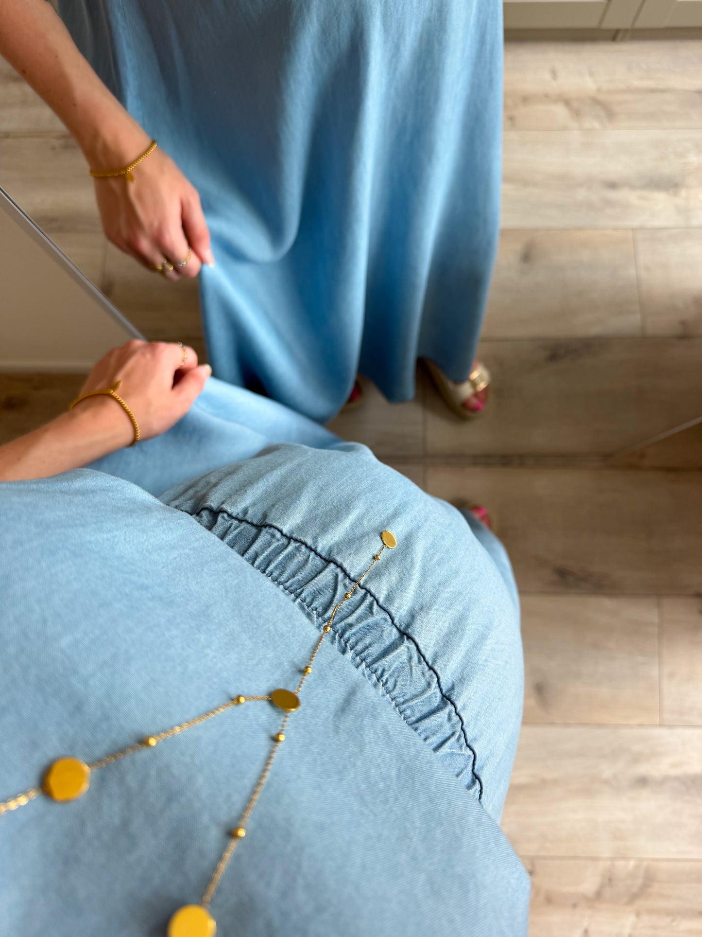 Set | Benthe | Licht denim look
