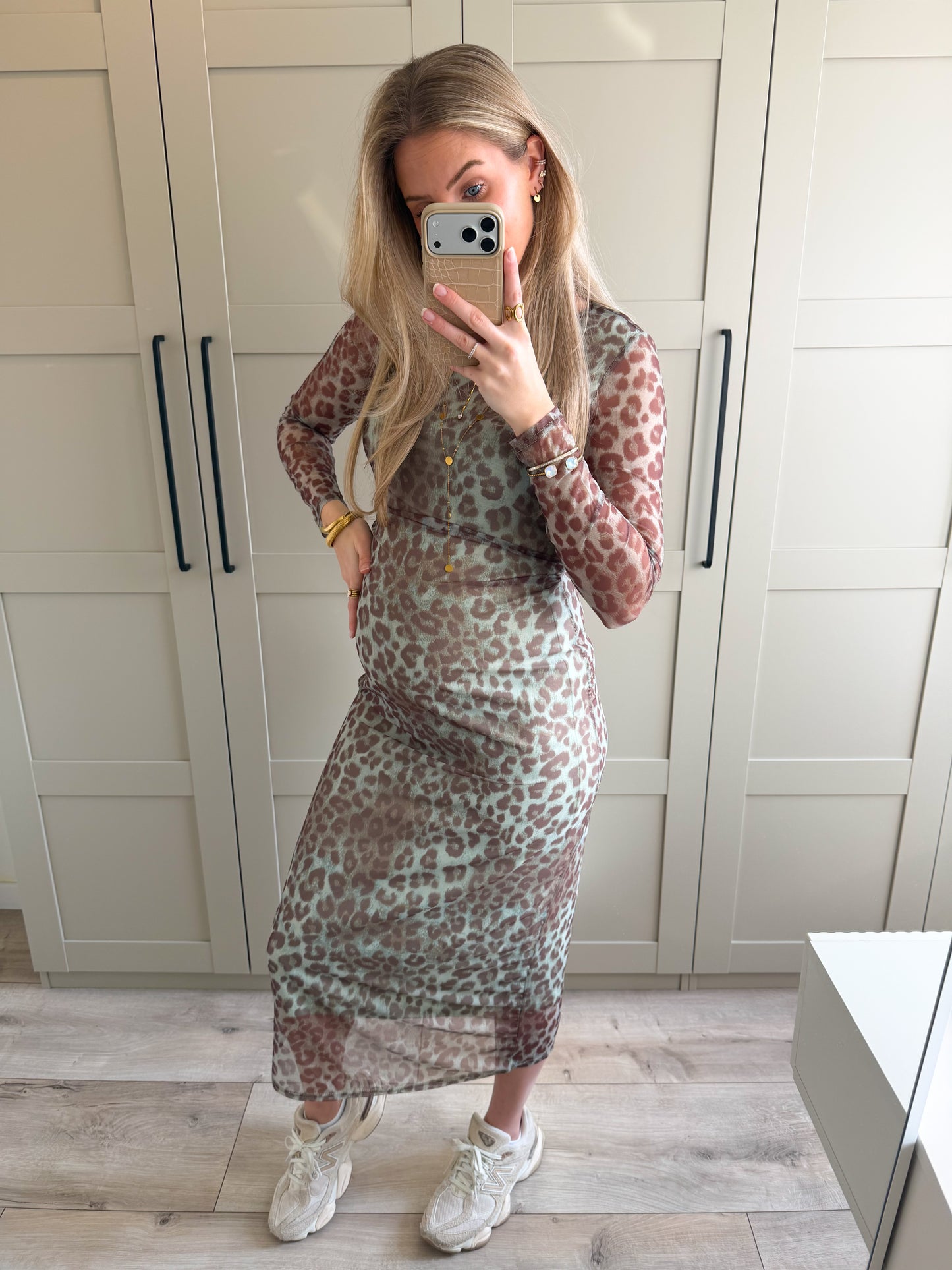 Jurk | Josy | Leo groen