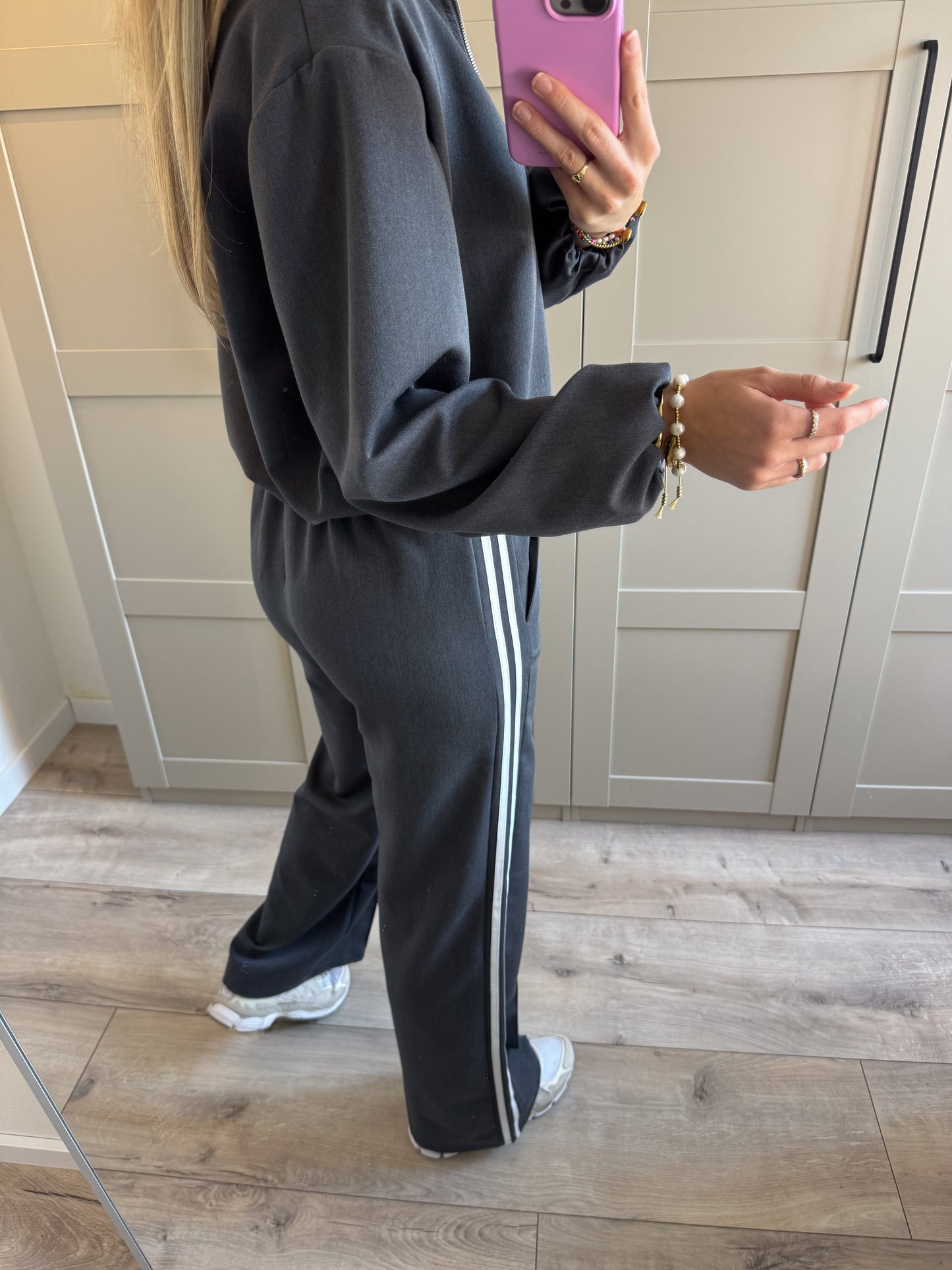 Wide leg broek | Michelle | Grijs