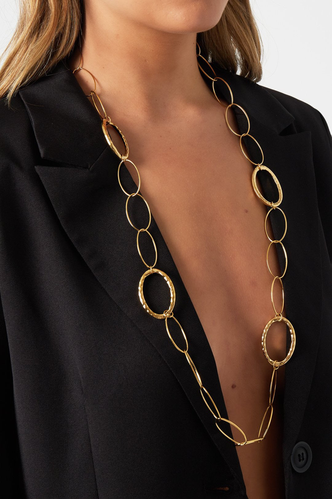 Ketting | Ovaal | Goud