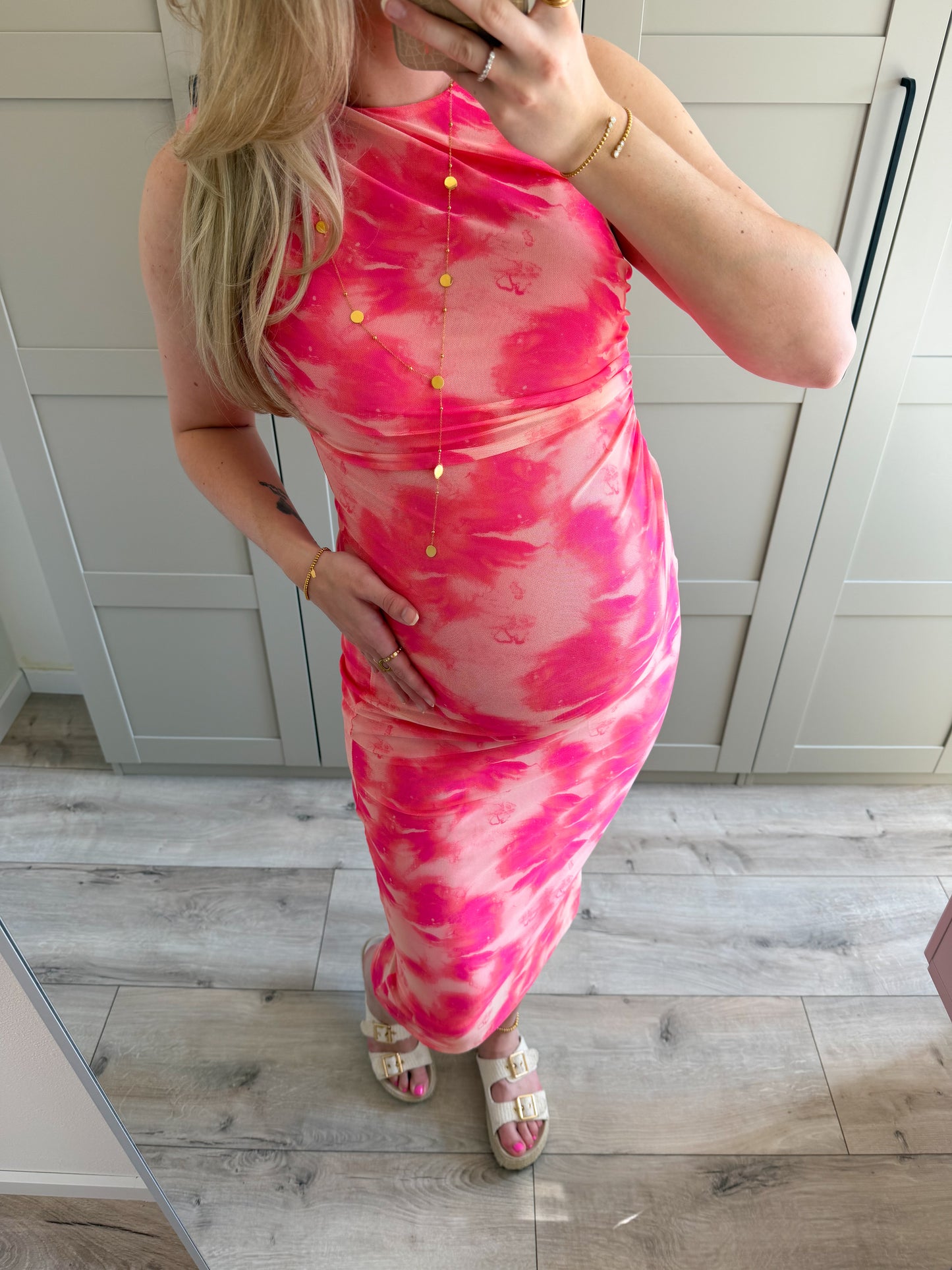 Jurk | Cato | Licht roze