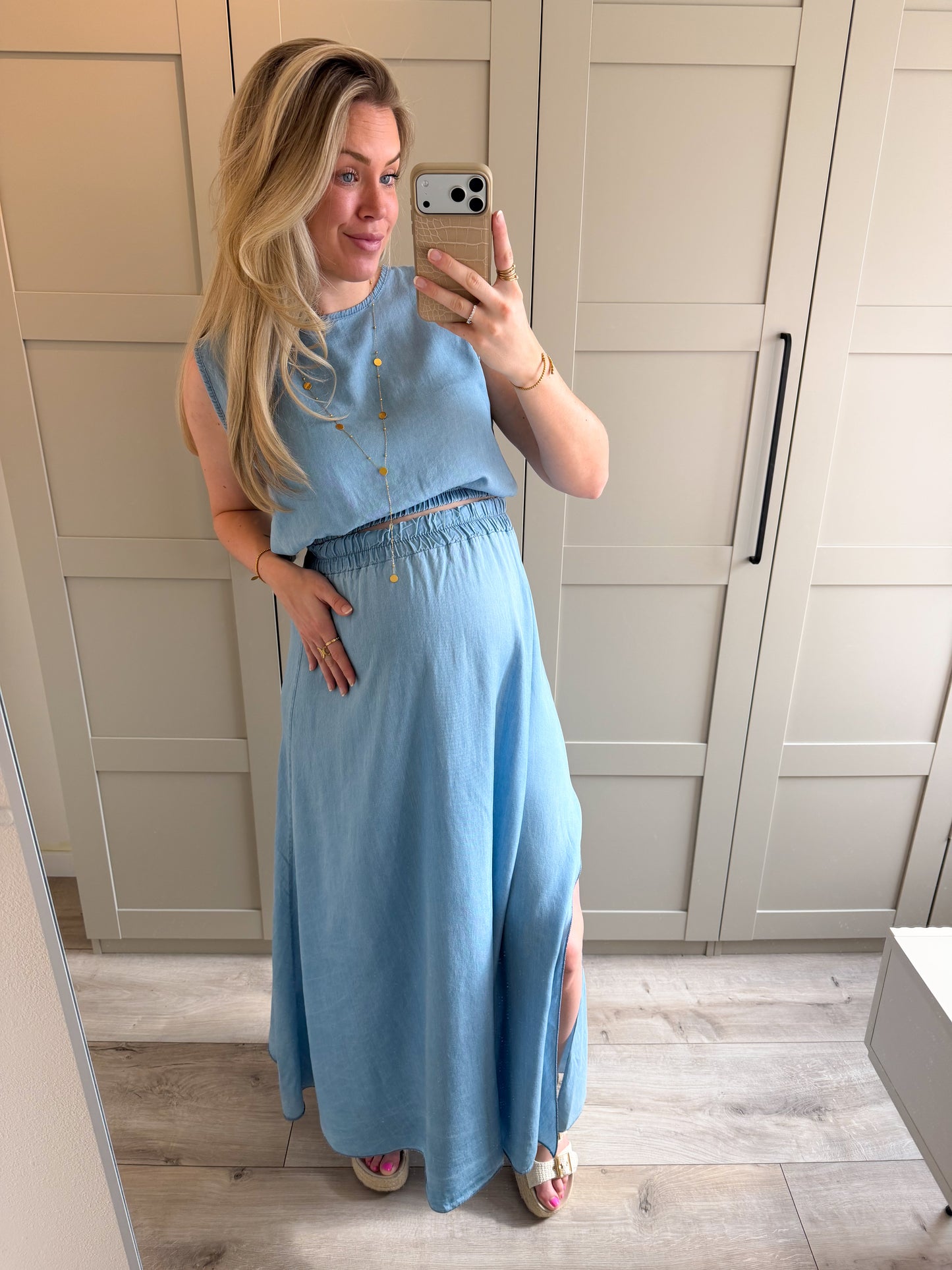 Set | Benthe | Licht denim look