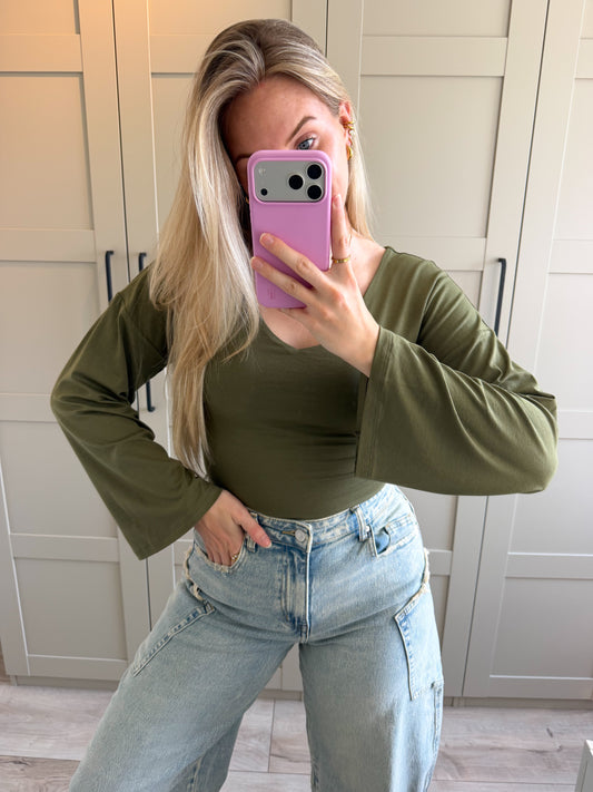 Top | Paloma | Groen