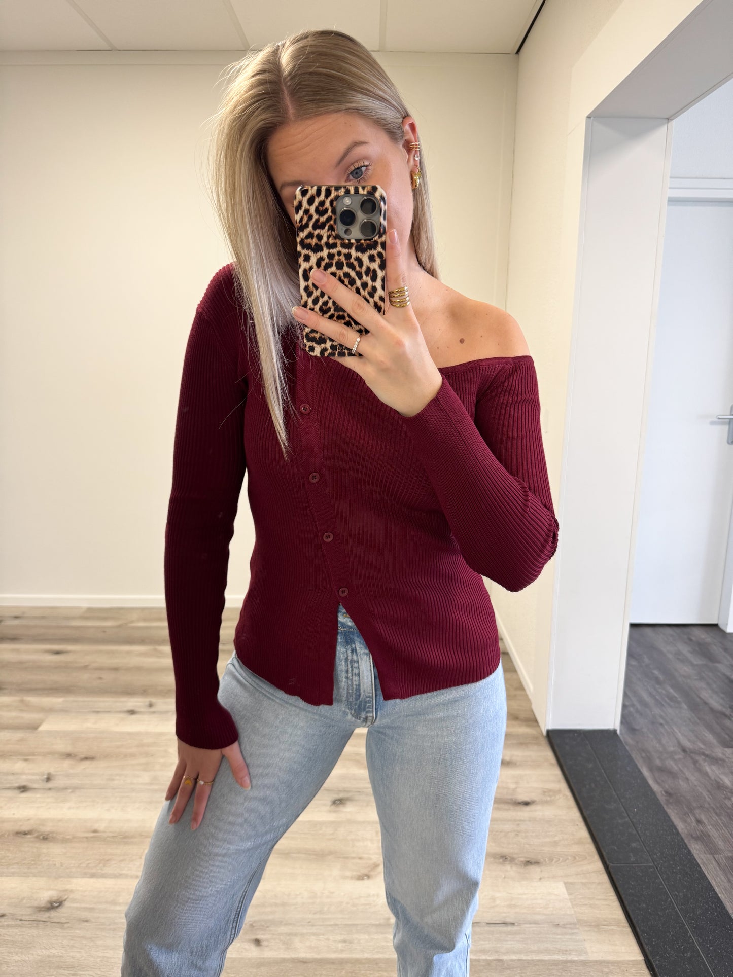 Top | Noor | Burgundy