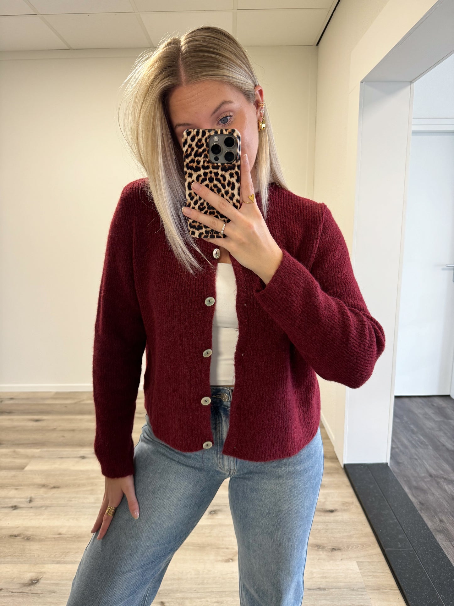 Vest | Emma | Burgundy