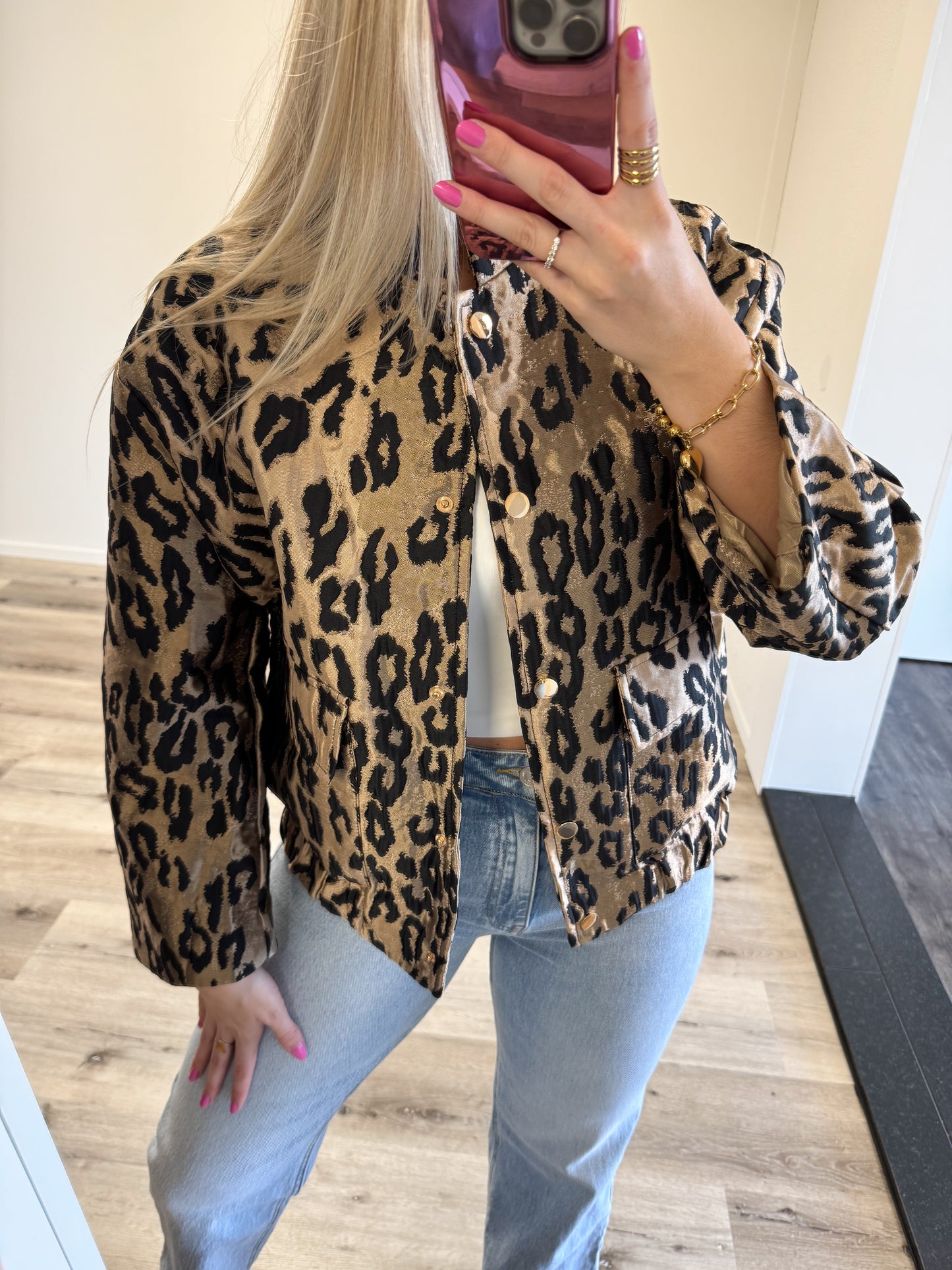 Jacket | Mia | Zwart goud