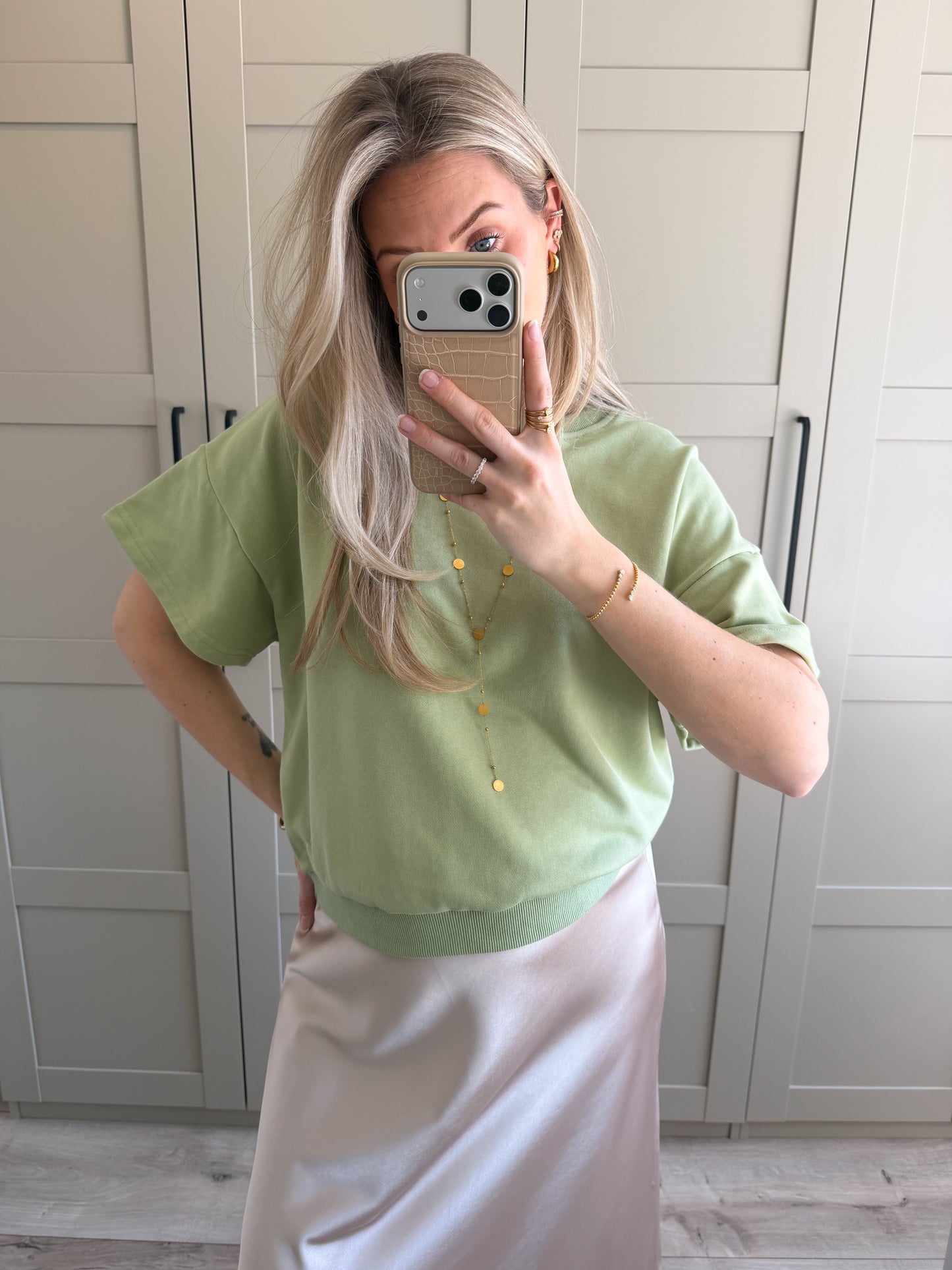 Top | Lise | Pistache groen