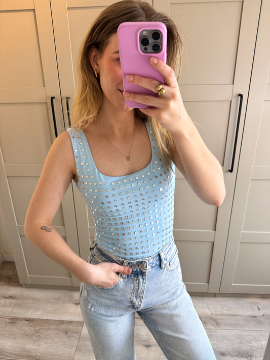 Body | Studs | Lichtblauw