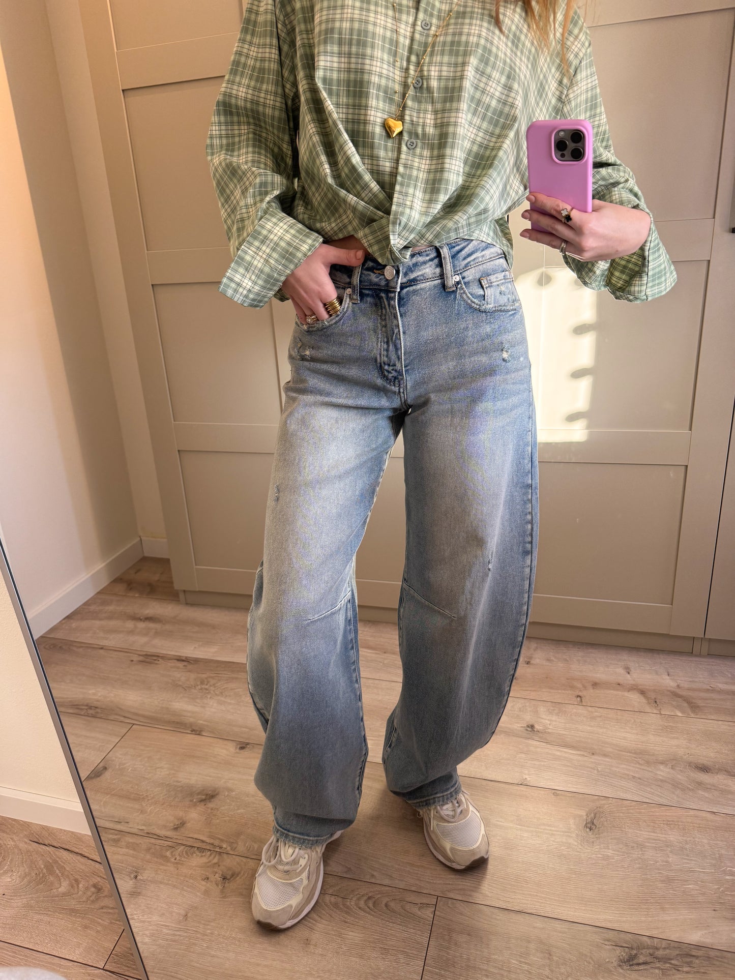 Baggy balloon jeans Tall | Roxanne | Medium denim