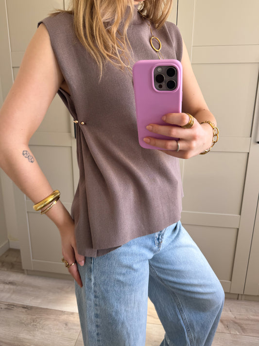 Top | Gina | Taupe