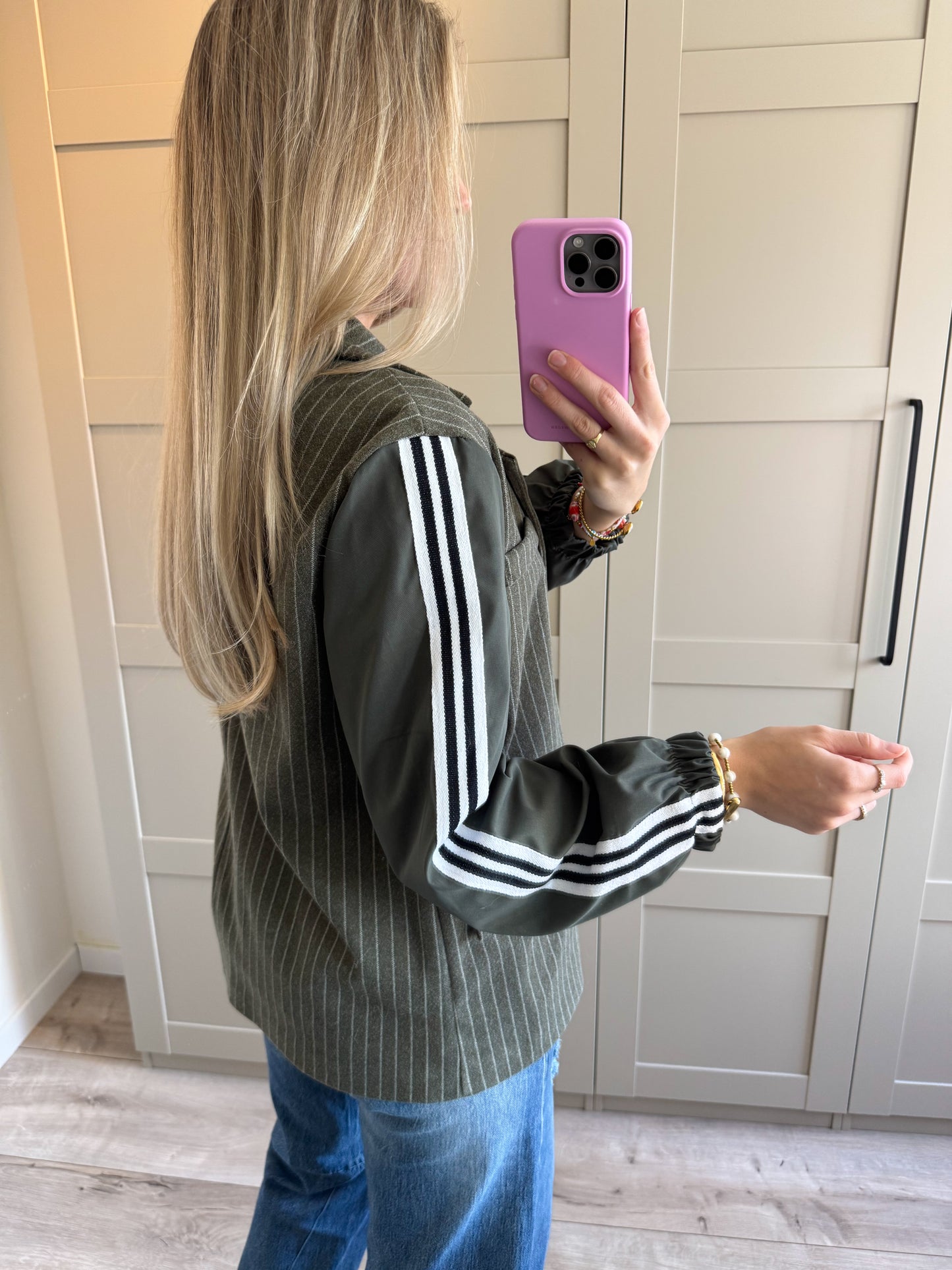 Blazer | Eva | Donkergroen