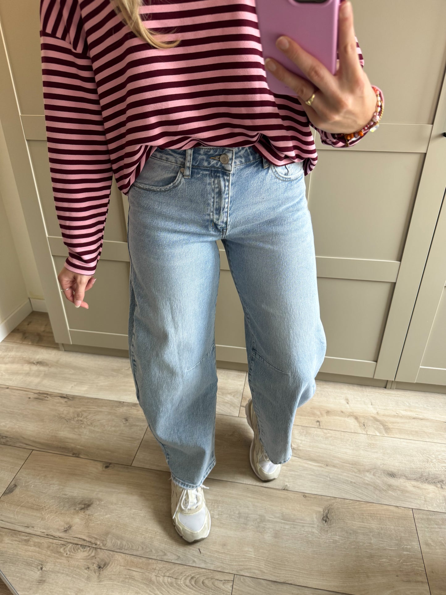 Baggy balloon jeans | Veerle | Licht denim