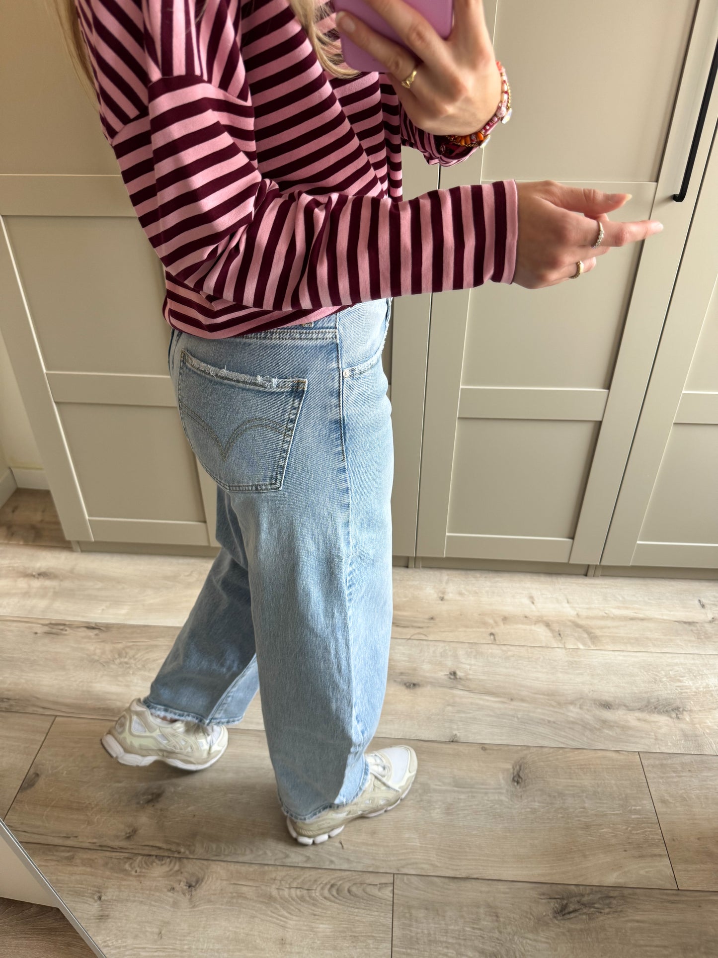 Baggy balloon jeans | Veerle | Licht denim
