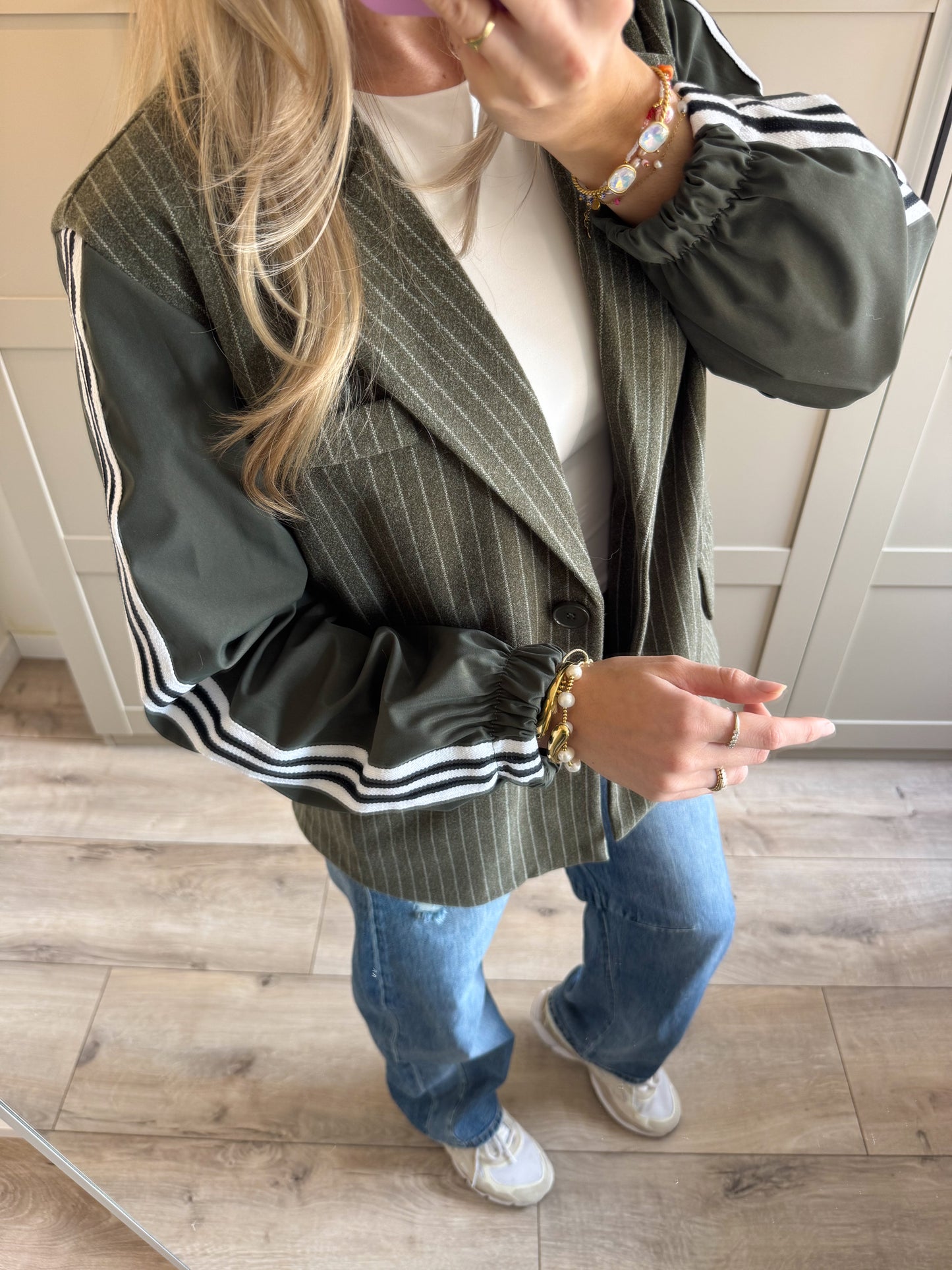 Blazer | Eva | Donkergroen