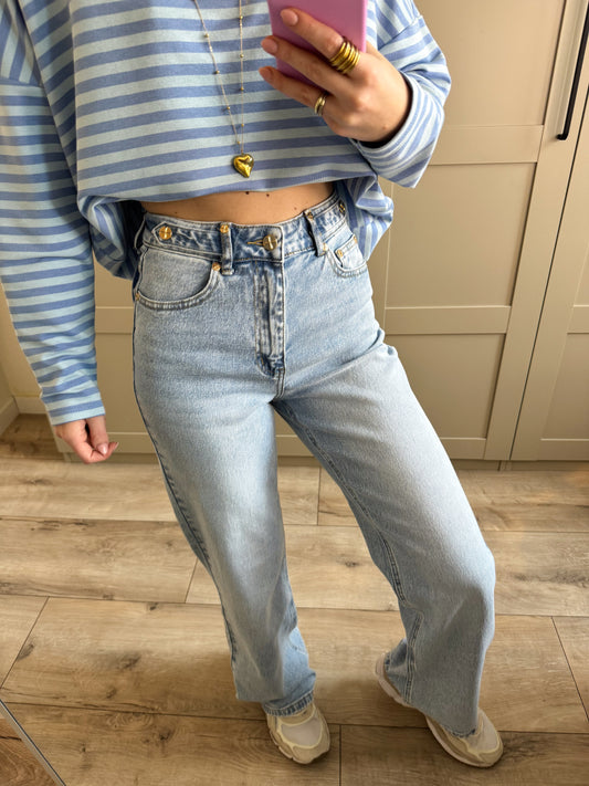 Wide leg jeans | Jacky | Denim