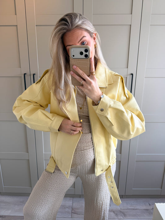 Jacket | Dana | Geel