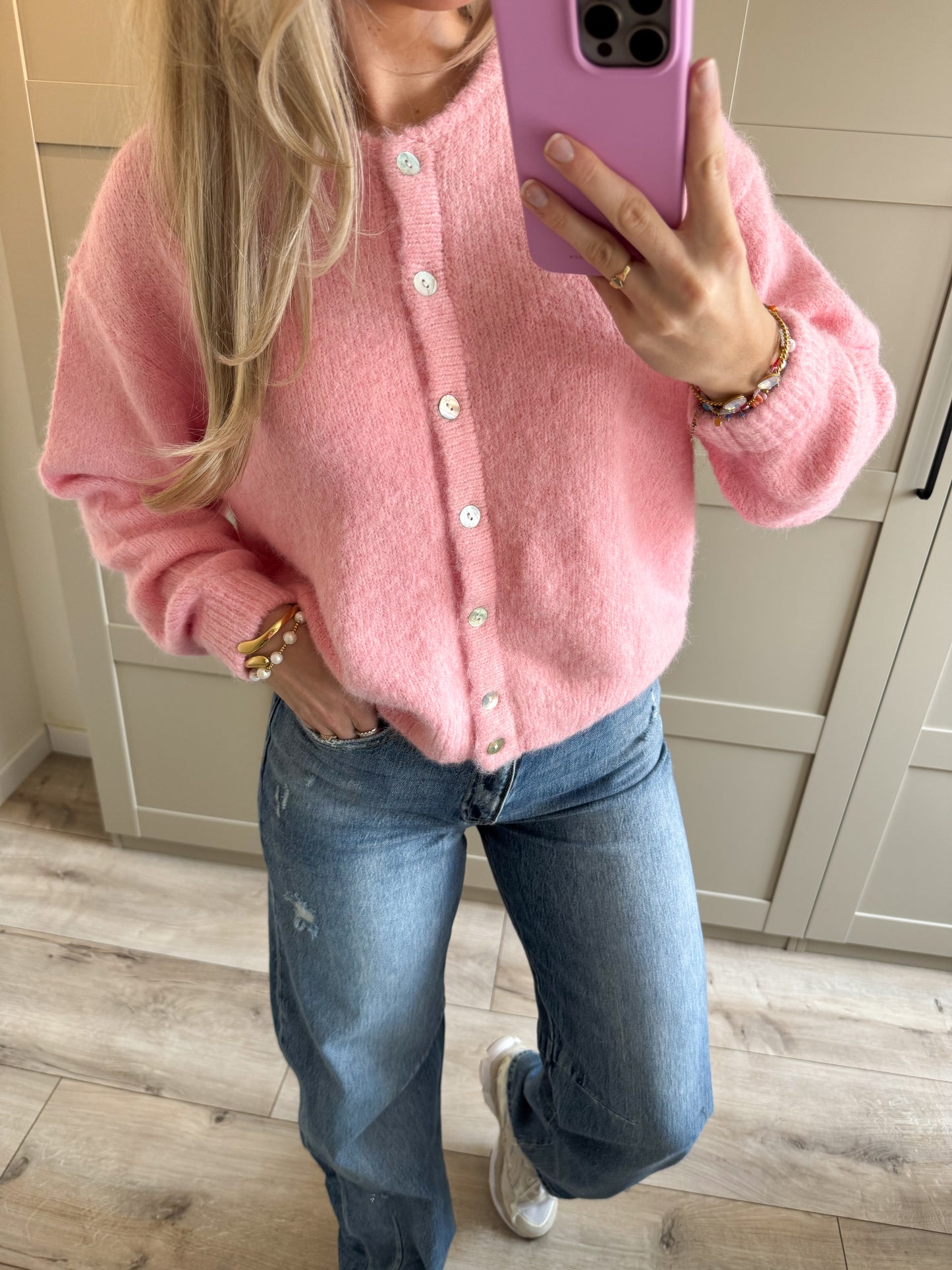 Vest | Bella | Lichtroze