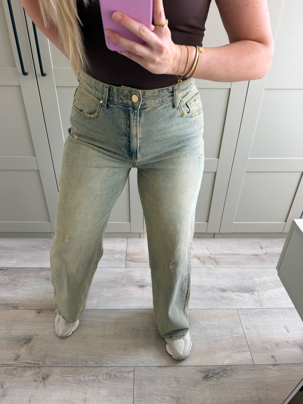Wide leg jeans | Nela | Dirty denim