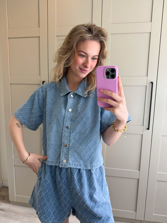 Set | Iva | Denim blauw