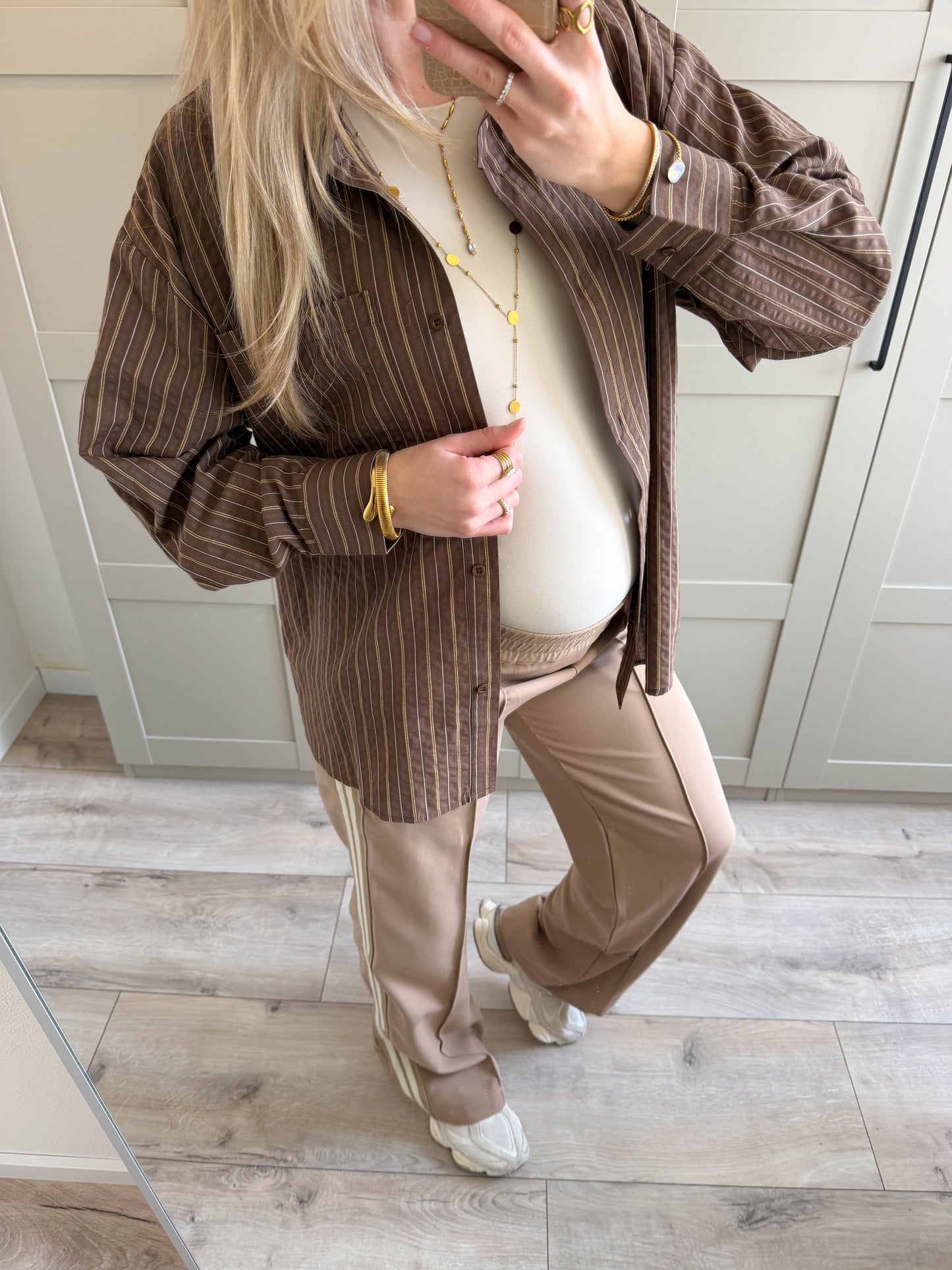 Blouse | Noor | Bruin