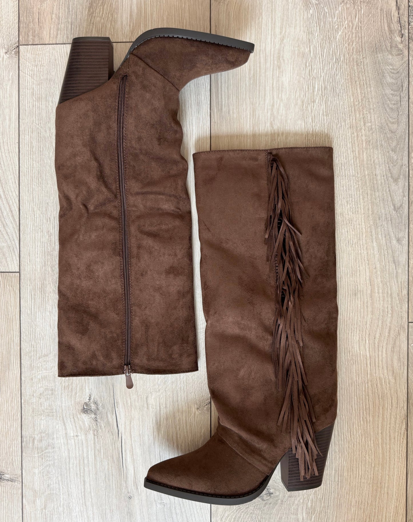 Laarzen | Fringe | Bruin