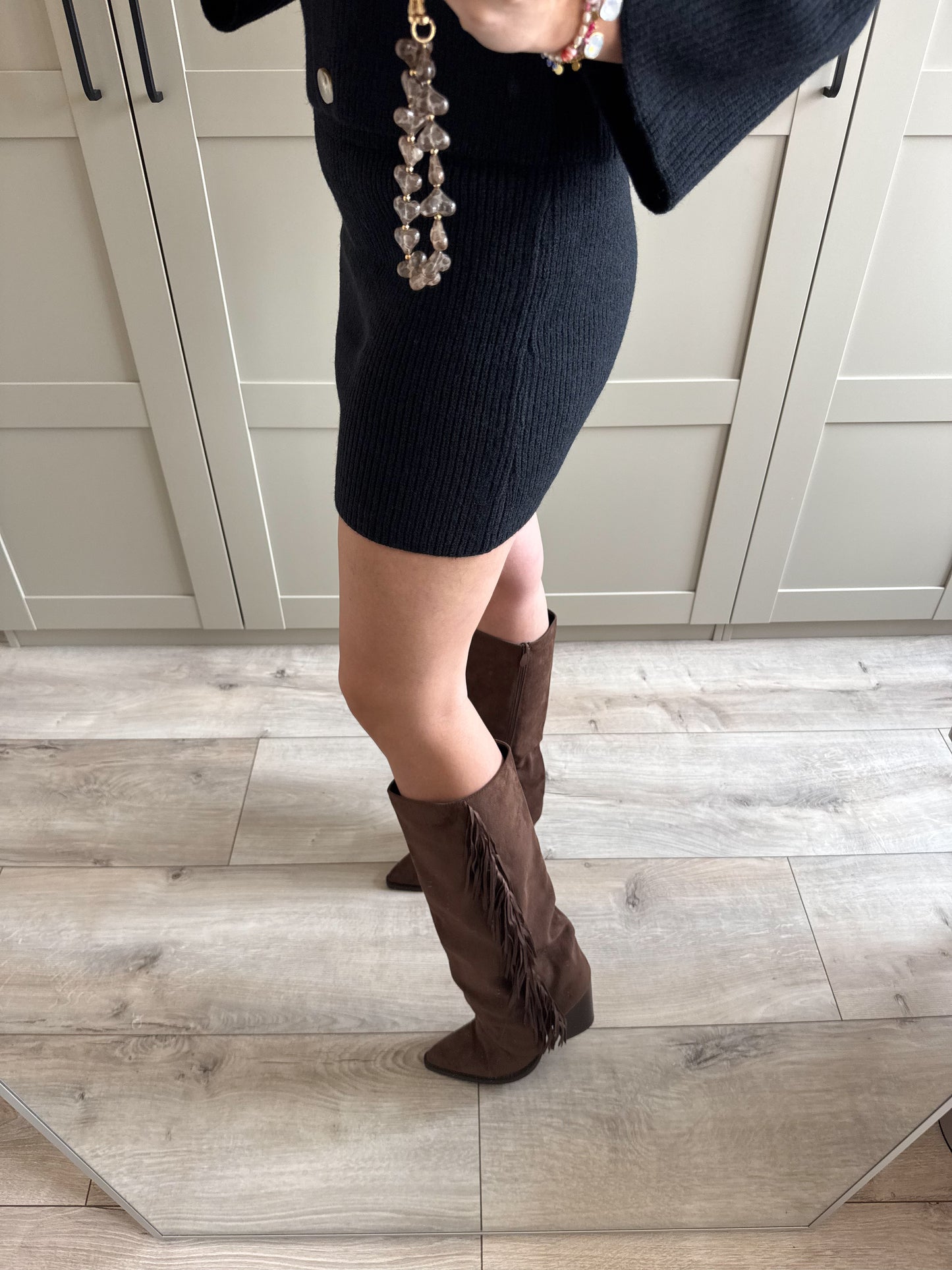 Laarzen | Fringe | Bruin