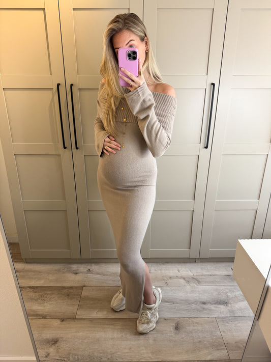 Jurk | Lotte | Beige