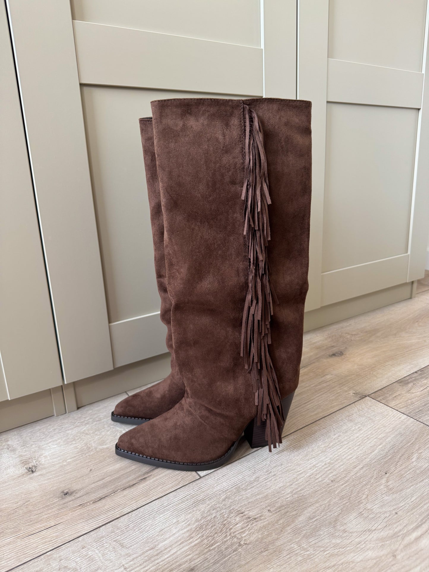 Laarzen | Fringe | Bruin