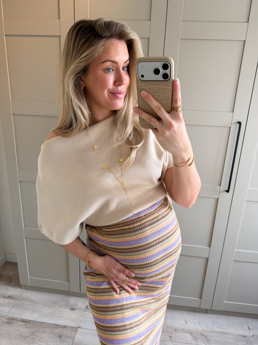 Top | Leanne | Beige