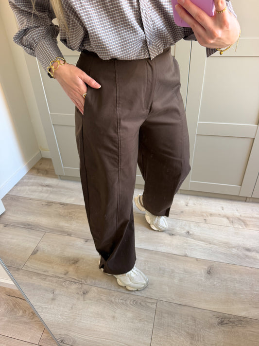 Pantalon | Nikky | Donkerbruin