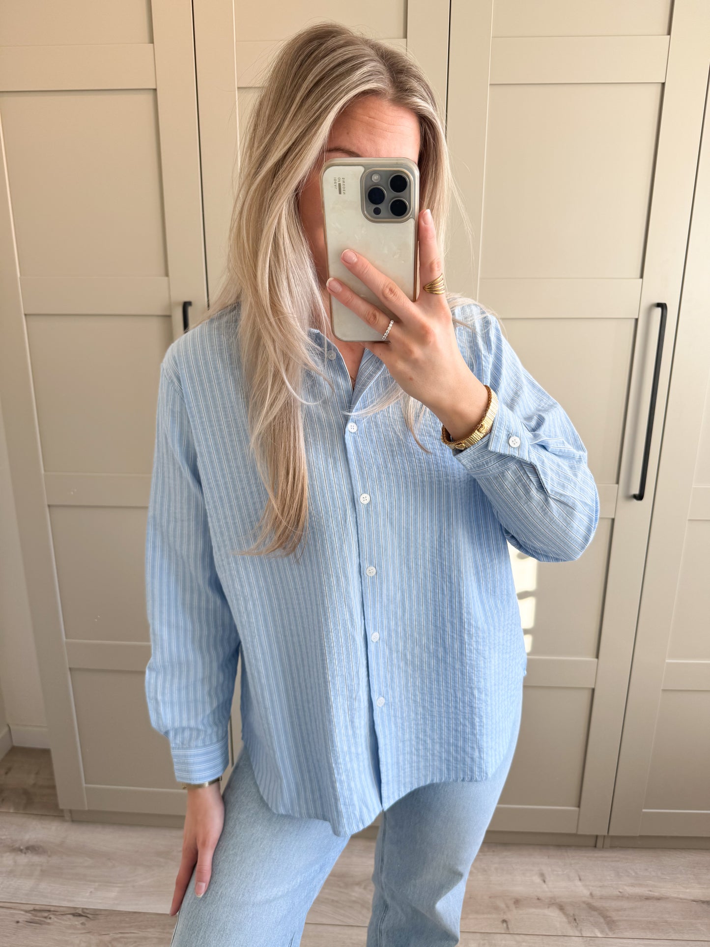 Blouse | June | Blauw